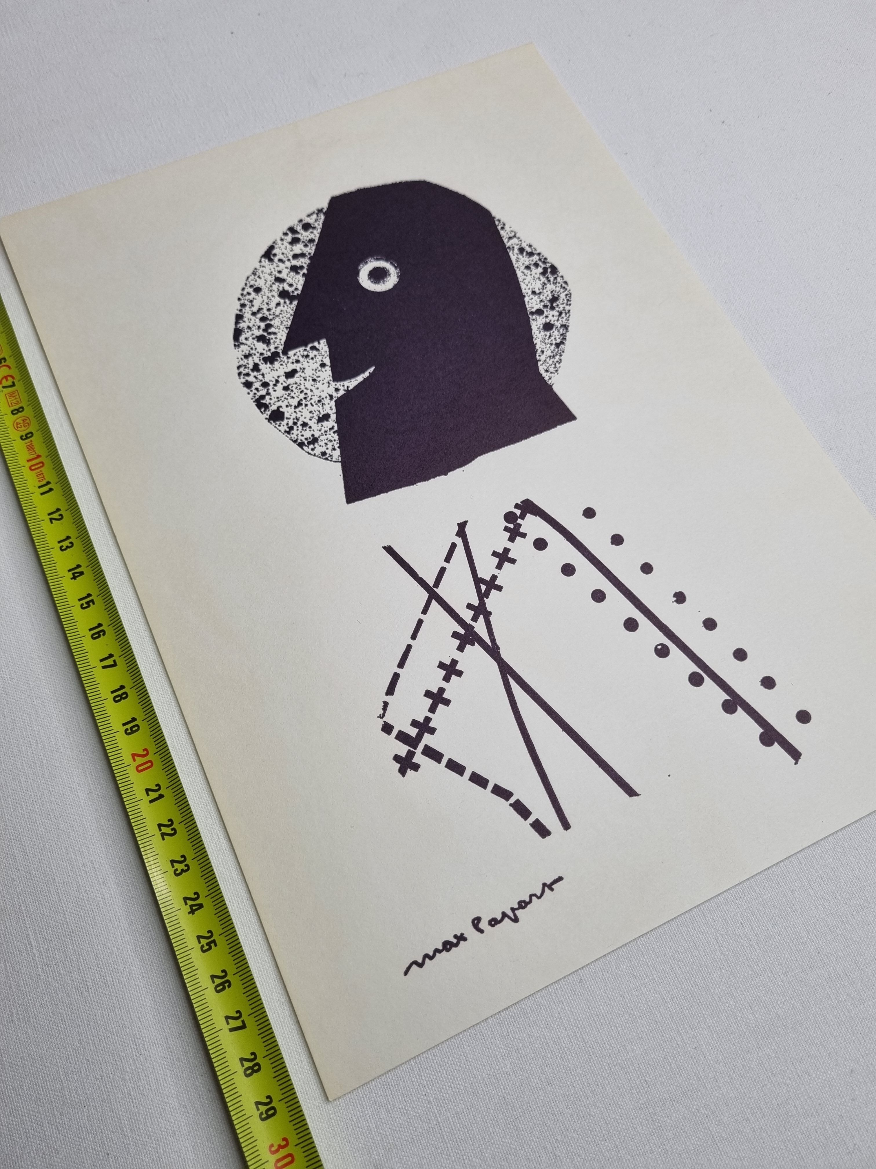 Print after Max Papart, untitled, 1973