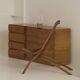 Large chest Maison Regain in solid pine Vintage Circa 1975