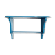 Blue wood wall shelf