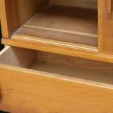 Adorable MD-type oak module from the 1950s.