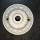 Ceiling light old pink opaline serrated handkerchief art deco 1930