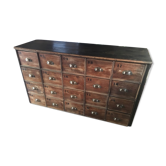 Apothecary line 20 drawers early 20th century