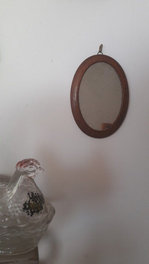 Old wood mirror