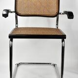 Pair of black armchairs