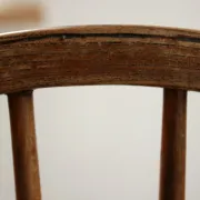 Set of 4 19th-century British military Windsor chairs – WD stamped