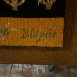 Aubusson tapestry by Claude Bleynie circa 1970, mounted on a frame, perfect condition, signed, dimensions 100x140