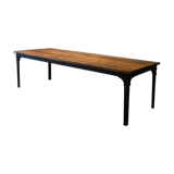 Dining table "Reichsbahn" workshop floor pine