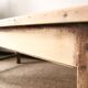 Solid wood farm table