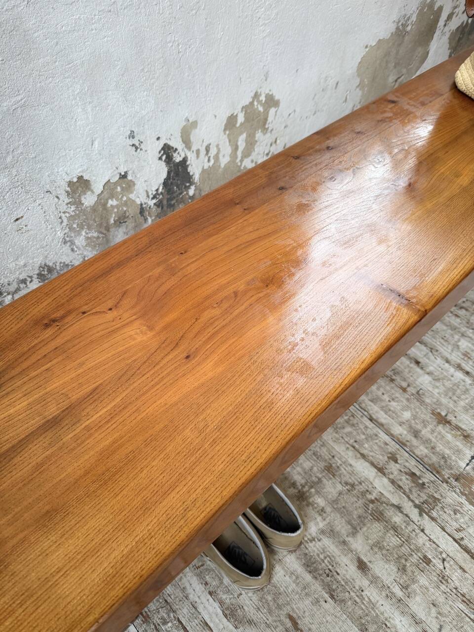 Chapo S14 blonde oak bench 172cm vintage