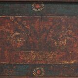 Antique storage chest in dark tones (c.1870) #41