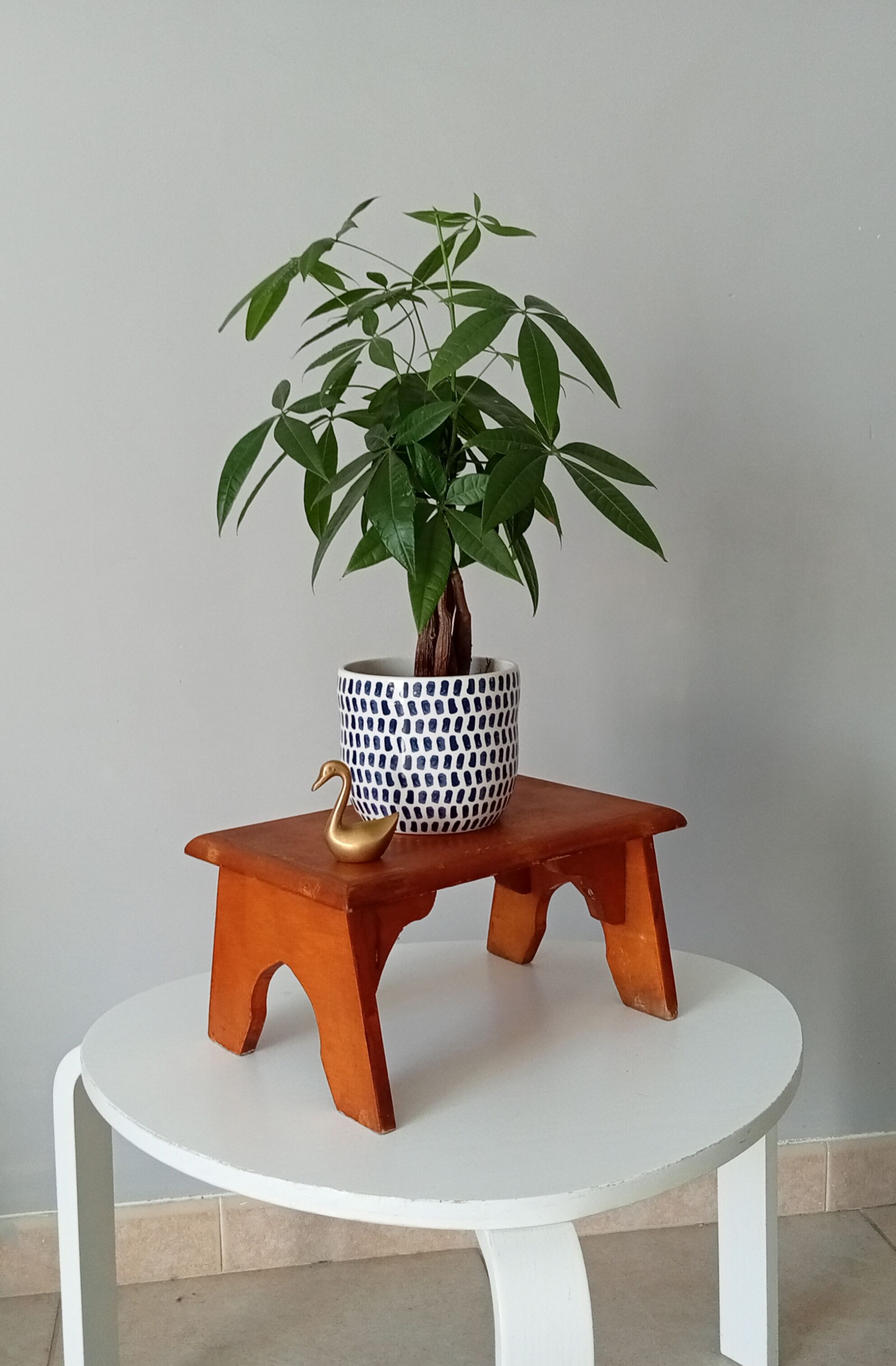 Vintage folk art stool