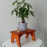 Vintage folk art stool