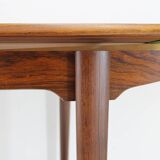 Table à manger extensible en bois danois des années 1960