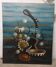 Gianfranco Rontani . Lucca (1926-2018) large oil on canvas 118 x 97 surrealist