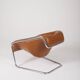 Fauteuil en cuir "Boxer" Kwok Hoi Chan pour Steiner, 1970s