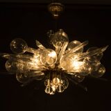 Extraordinary Art and Design Chandelier by Rene Roubicek, 1960s