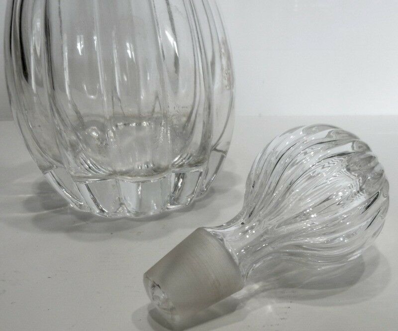Old crystal carafe