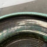 Brutalist studio pottery vase in East German style from the mid-century by Kerstin & Ralf Unterstab for Kunsttöpferei Unterstab KTU, 1960s.