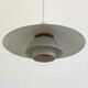 PH 4/3 pendant lamp white with orange accents by Poul Henningsen for Louis