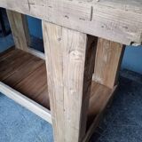 Workbench 119cm old solid wood