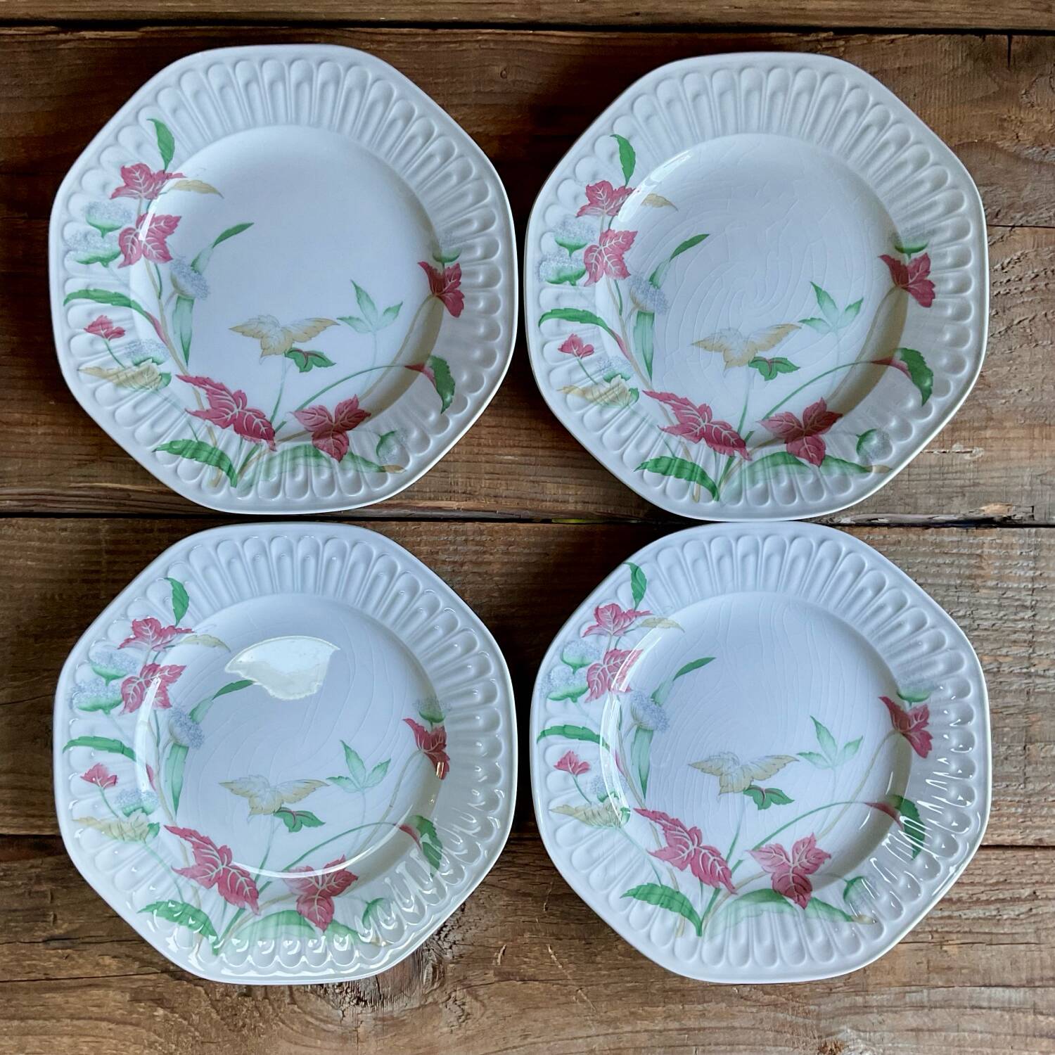 4 assiettes à dessert « Pontesa »Spain