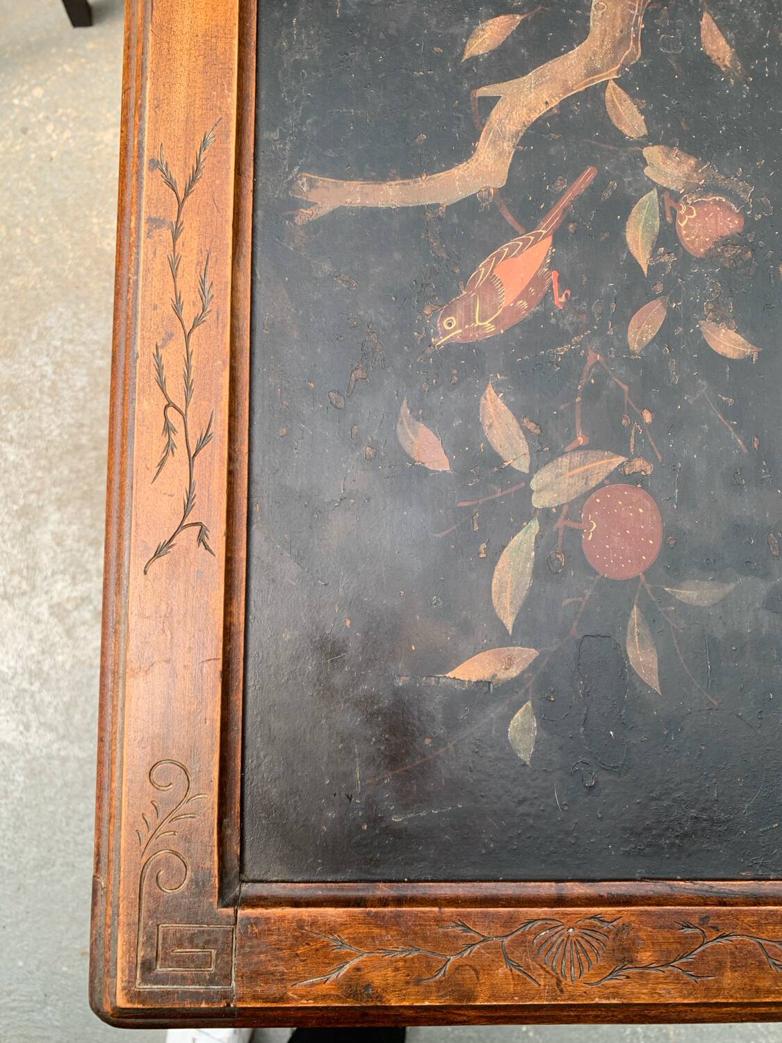 Asian pedestal table