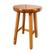 Pine tripod stool