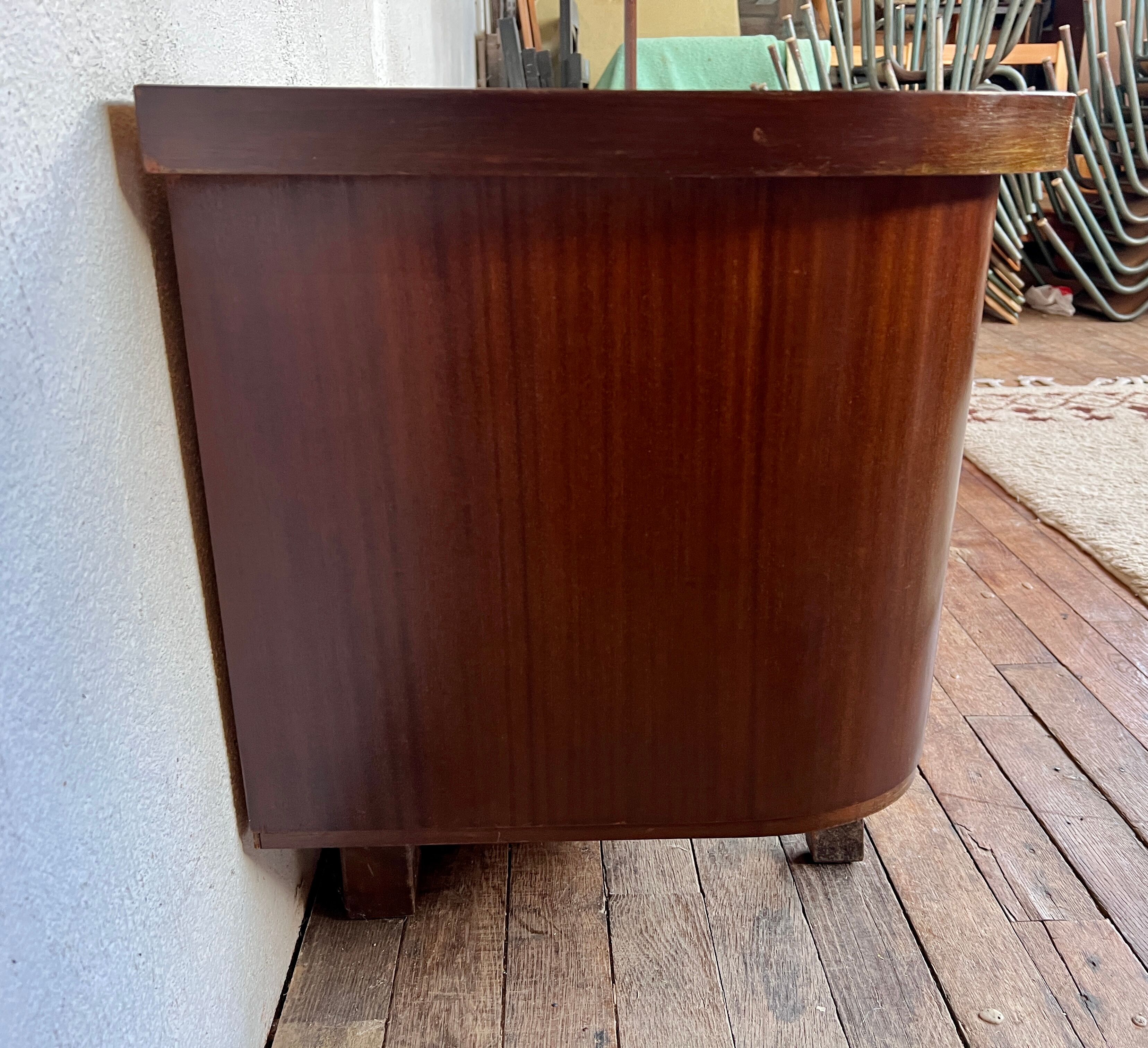 Enfilade vintage hifi tv stand compass feet