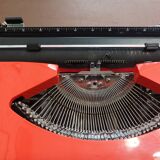 Underwood 130 orange typewriter