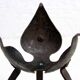 Natural design iron candlestick