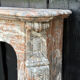 Louis XV style fireplace in grey Ardennes marble, circa 1900.