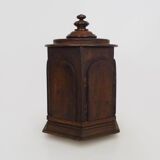 Old wooden cigar and cigarette cellar, carousel, snuff. 40s 50s