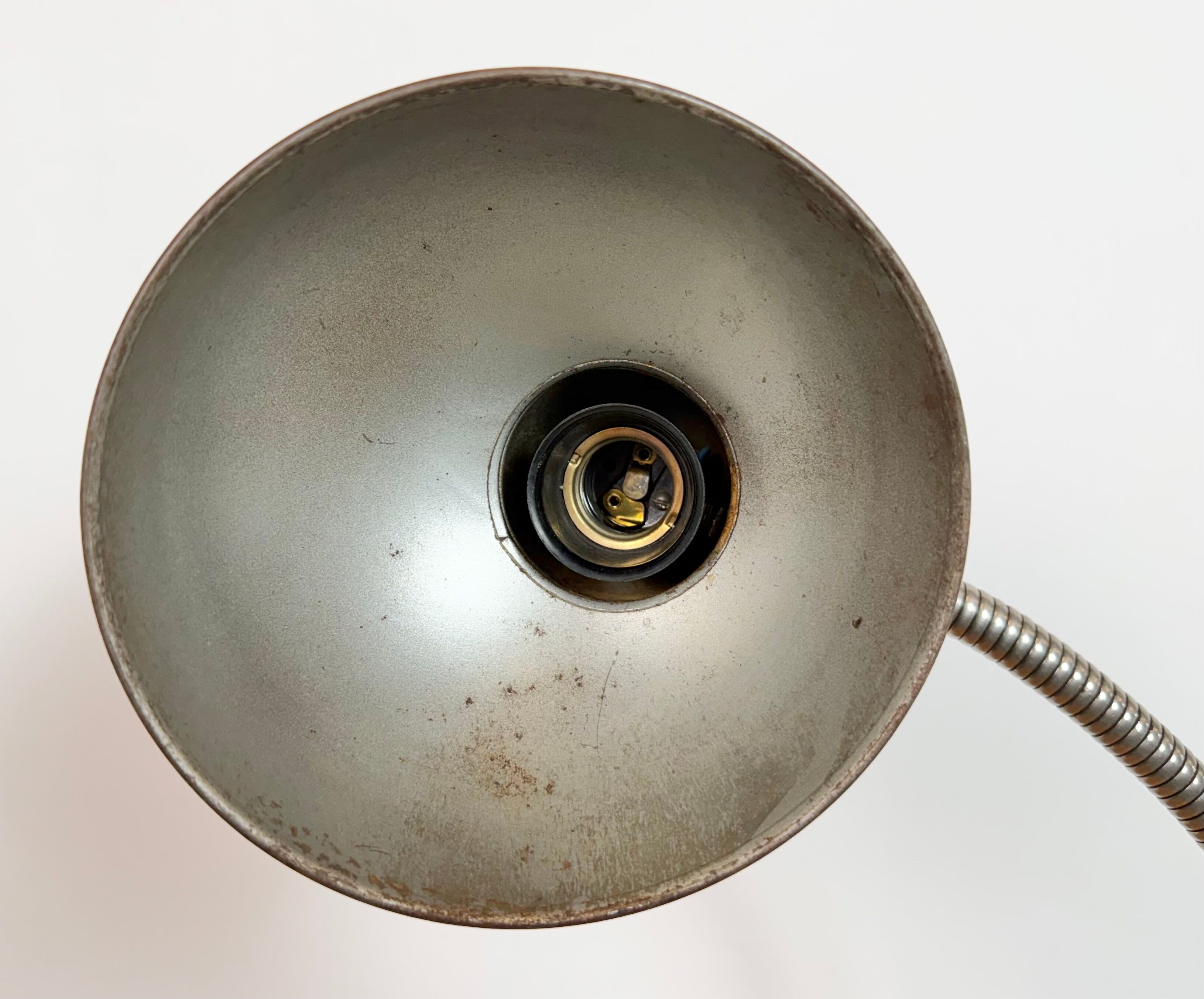 Industrial Workshop Gooseneck Table Lamp, 1960s