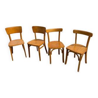 2 pairs of vintage bistro chairs