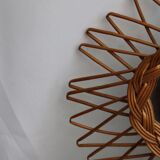 Wicker mirror