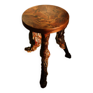 tabouret vintage pied