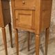Paire table de chevet chêne massif art deco années 30/40