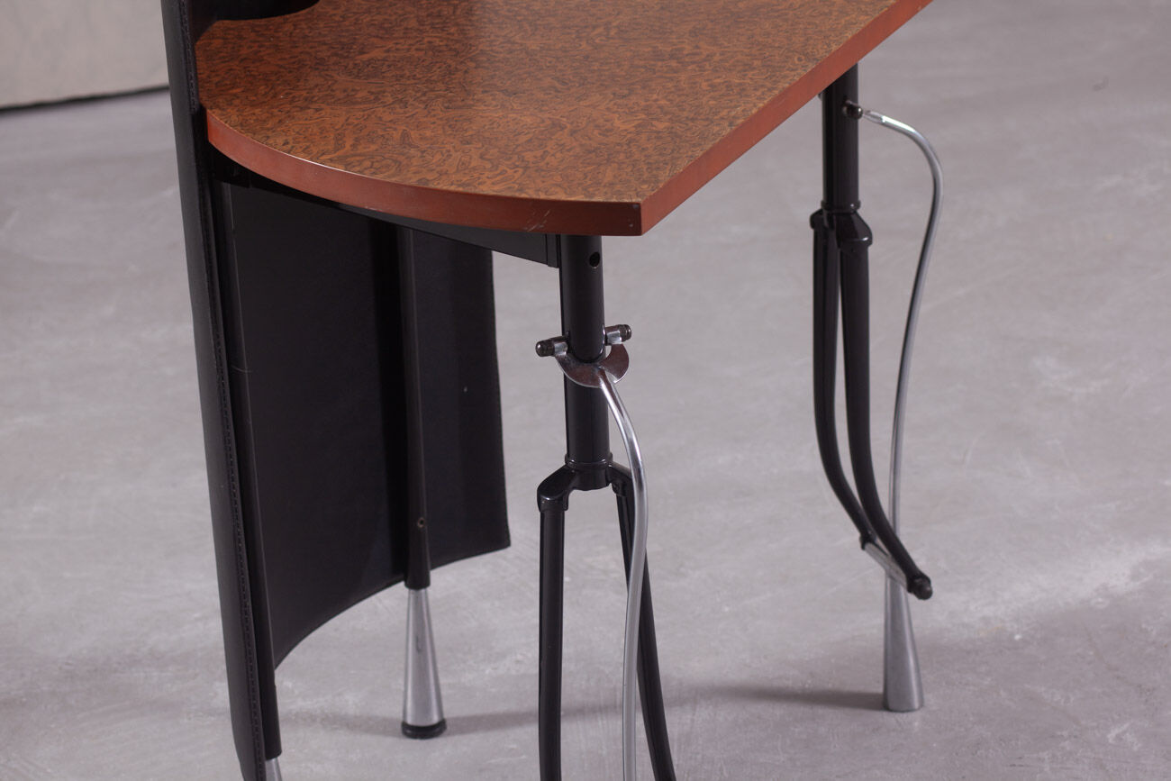 Postmodern small ‘La Vuelta’ desk by Perry King and Santiago Miranda for Akaba, Spain, 1980s
