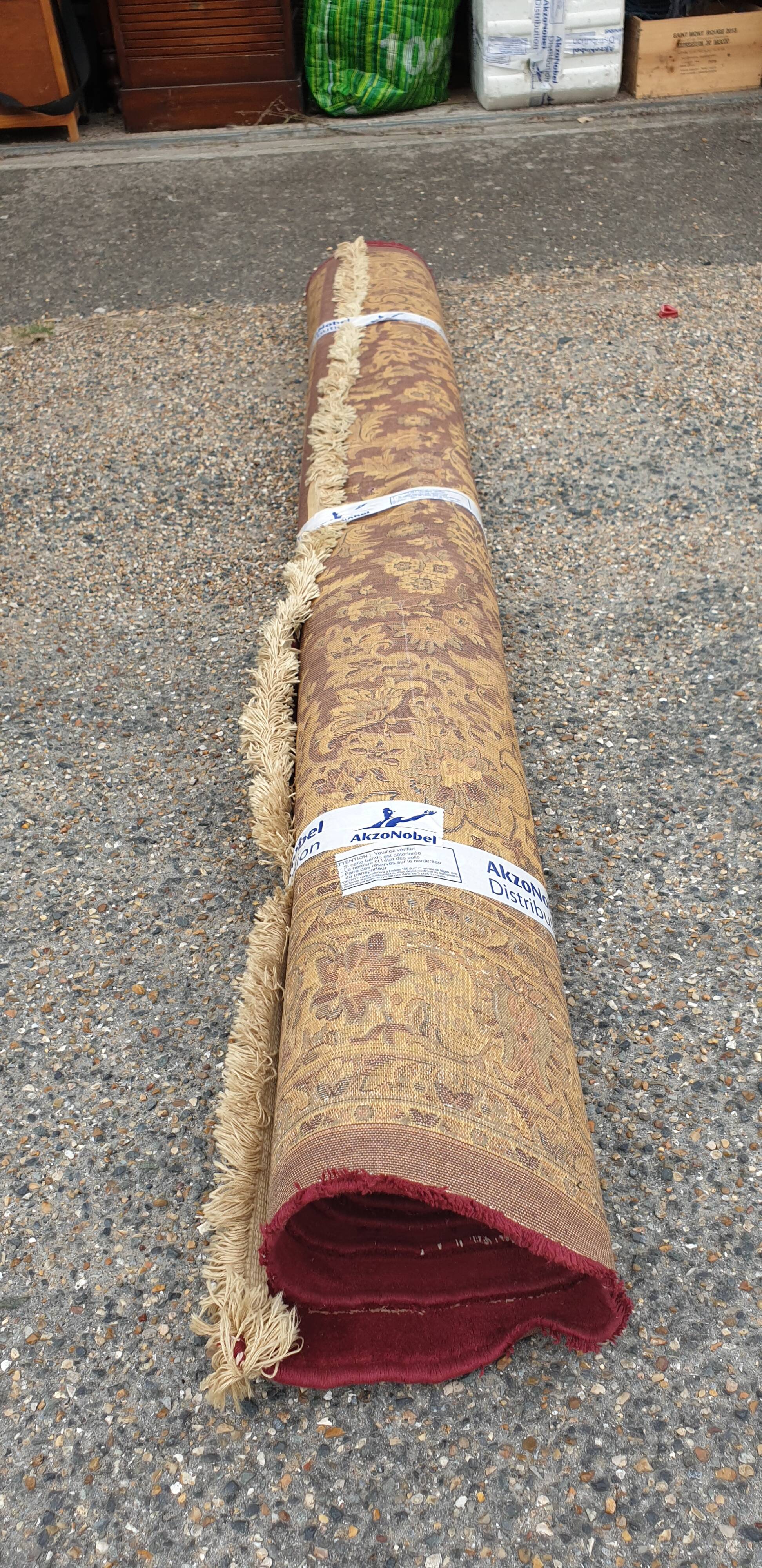 Oriental silk wool rug