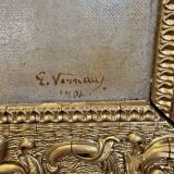 Oil on canvas – Lake Geneva by Émile Vernay, dated 1902 - 675009