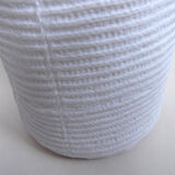 Ceramic vase cotton cladding