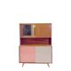 Vintage U-452 cabinet with display case and bar - Jiri Jiroutek