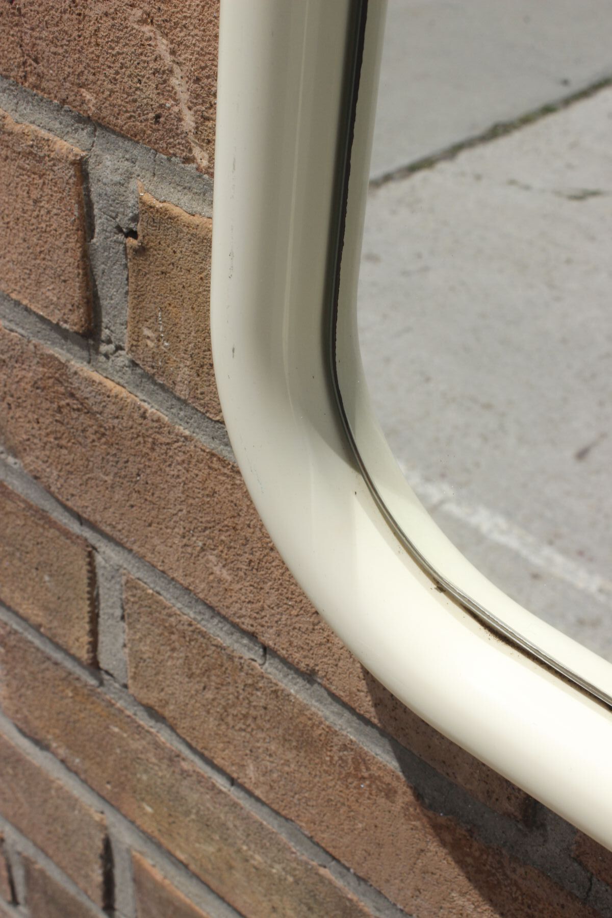 Space Age plastic mirror, Germany 1970s 59x56cm