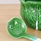 Vintage Ceramic Bordallo Pinheiro Cabbage Tureen Bowl, Portugal 60s
