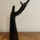 Black ceramic hand sculpture