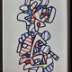Screenprint after Jean Dubuffet, 1970s, gilded frame under glass, 21 x 31 cm