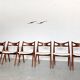Lot de 6 chaises CH26 par Hans Wegner