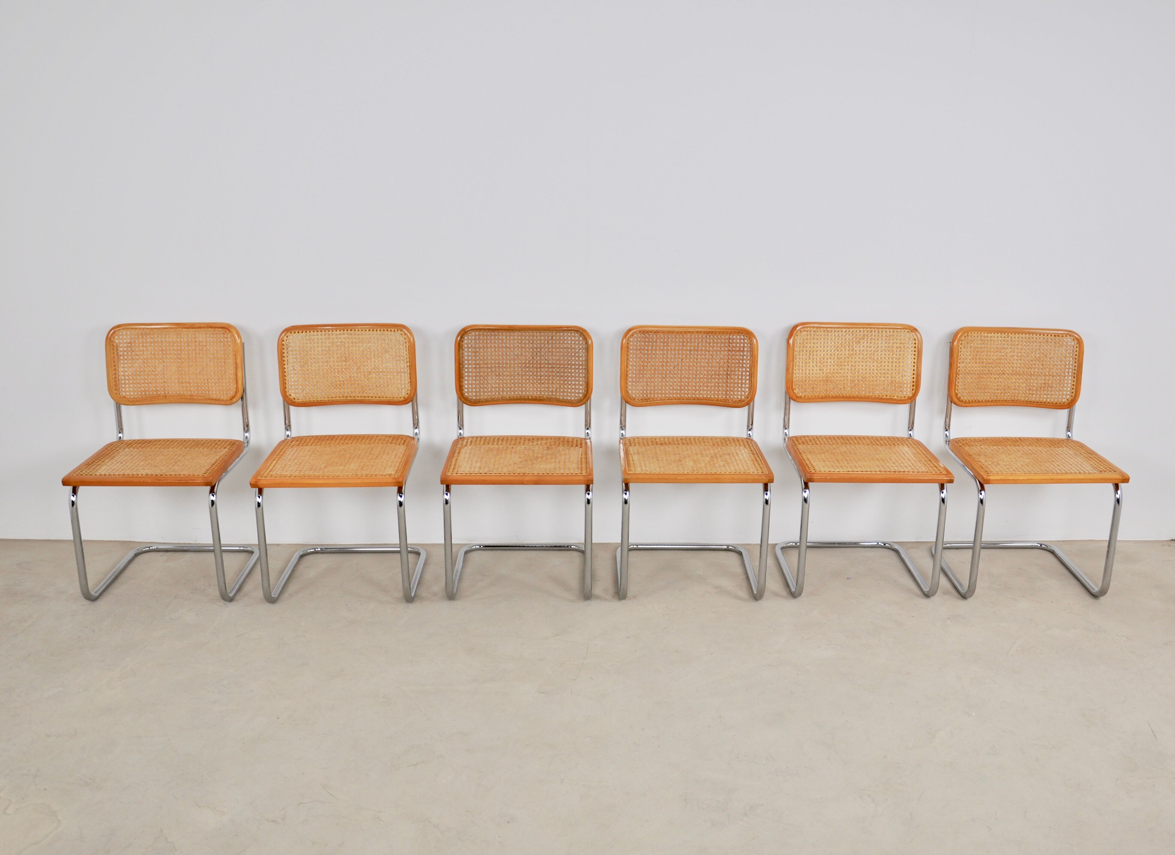 Dinning chairs B32 by Marcel Breuer