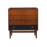 Teak dressing table, Danish design, 1970s, manufactured in Denmark