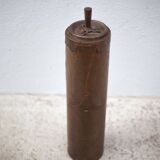 Vintage standing ashtray, push ashtray, brutalist ashtray, metal ashtray, end of sofa